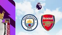 Liga Inggris - Man City Vs Arsenal (Bola.com/Adreanus Titus)