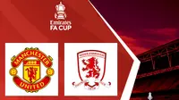 Piala FA - Manchester United Vs Middlesbrough (Bola.com/Adreanus Titus)