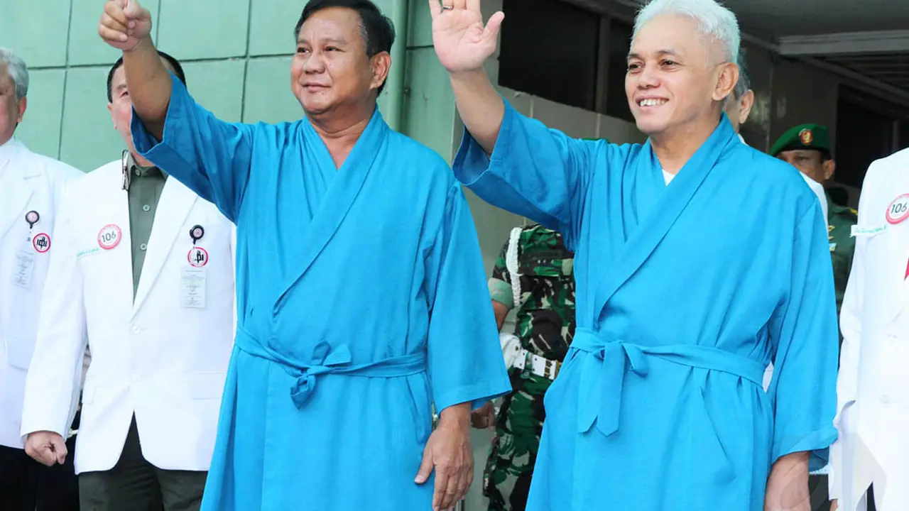 Pemeriksaan Tes Kesehatan Prabowo-Hatta Sepi Pendukung