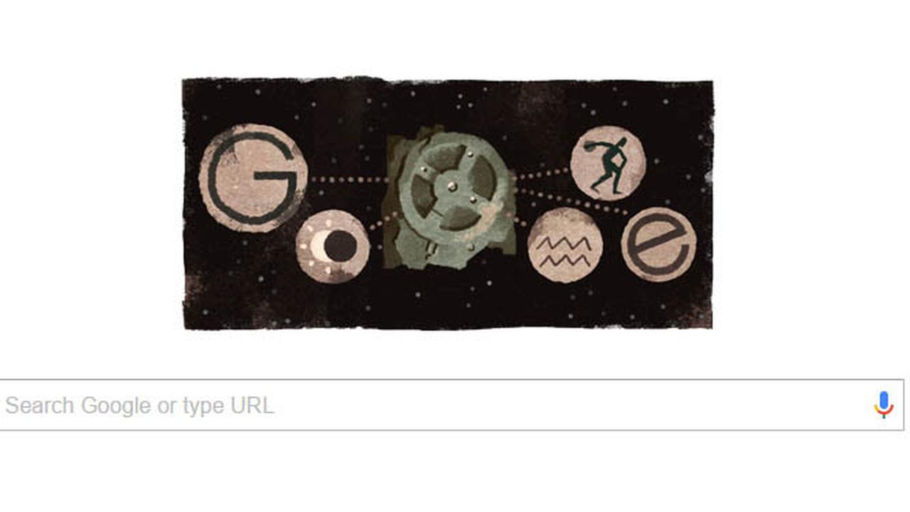Google Doodle mekanisme Antikythera