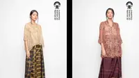 Koleksi "Gelora Swarna" persembahan IKAT Indonesia by Didiet Maulana di Nusantara Fashion Festival (NUFF) 2020. (dok. Nusantara Fashion Festival (NUFF) 2020)