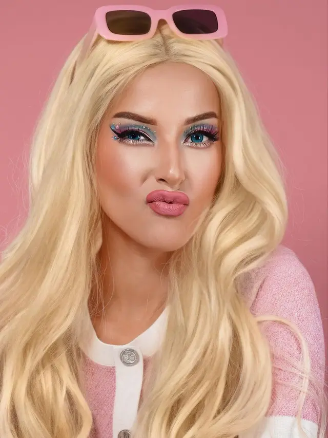 Selebgram Tasya Farasya cosplay jadi Barbie (Foto: instagram tasyafarasya)