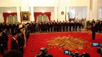 Presiden Jokowi Resmi Melantik Yudi Latif Jadi Kepala UKP-PIP (Liputan6.com/Ahmad Romadoni)