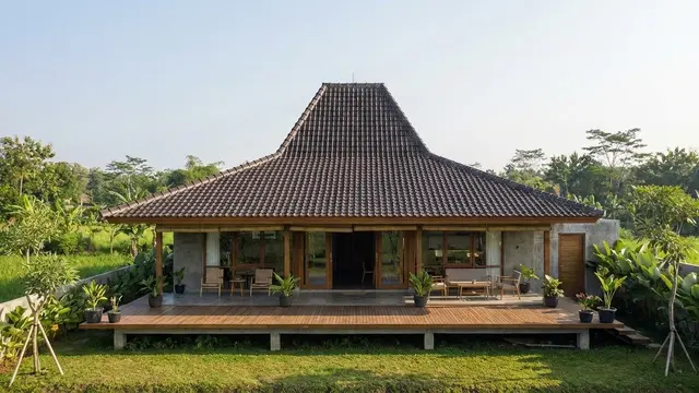 Desain Rumah Minimalis Atap Limasan