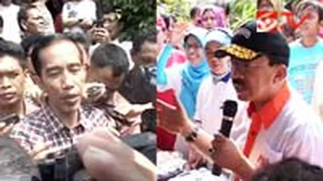 Foke Bicara Banjir, Jokowi Bicara Pasar Tradisional
