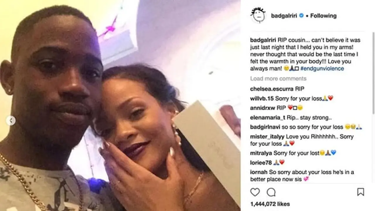 Sepupu Tewas Tertembak, Rihanna Mohon Setop Kekerasan Senjata
