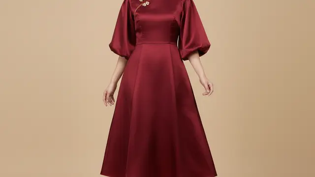 Desain Baju Imlek Pilihan untuk Perempuan. AI