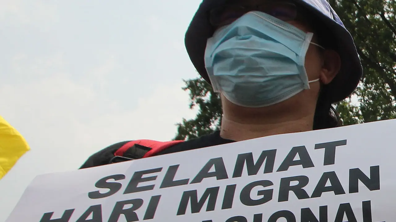 Hari Buruh Migran Internasional 2018, Massa Geruduk Istana Merdeka
