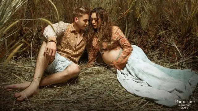 Celine Evangelista maternity shoot (Instagram/celine_evangelista)