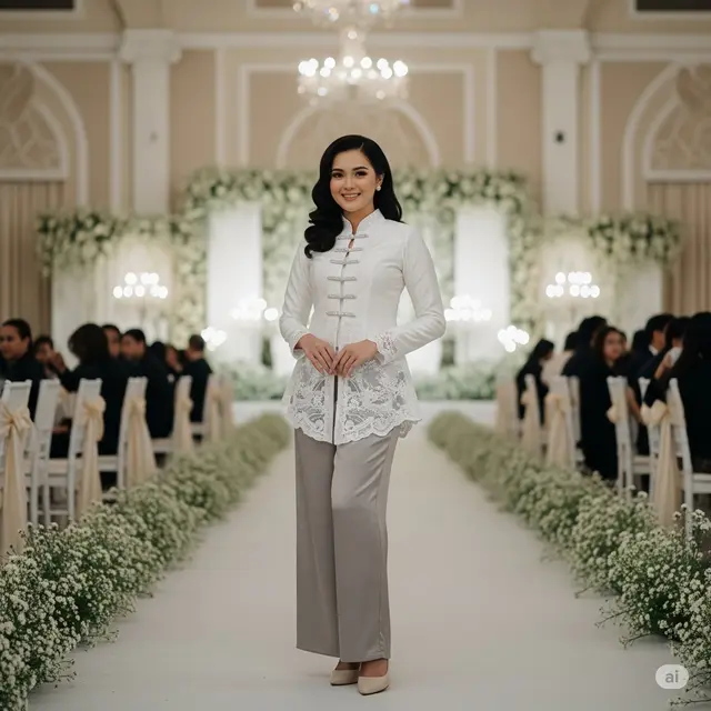Baju Kondangan di Gedung Pernikahan. Foto: Gemini