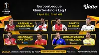 Link Live Streaming Perempat Final Liga Europa di Vidio: Manchester United Vs Granada Jangan Sampai Kelewat!