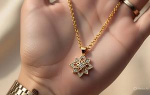 Kalung Geometris Arabesque/AI