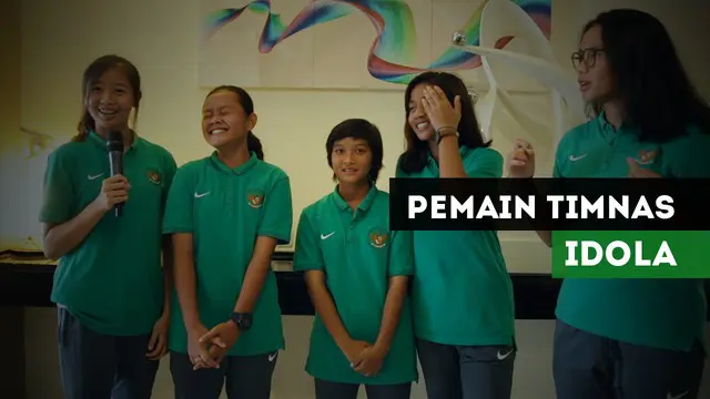 Berita video 5 pemain Timnas Indonesia Putri U-16 mengungkapkan pemain-pemain Timnas Indonesia putra yang menjadi inspirasi mereka.