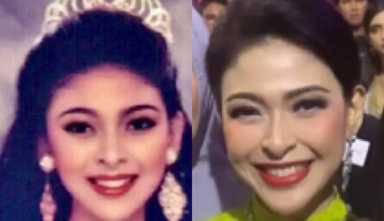 Putri Indonesia 1992, Indira Paramarini Soediro hadir di final Putri Indonesia 2023. Ia pun tetap tampil memesona di usia 51 tahun. @ginasinaga/@ms.indirasoediro