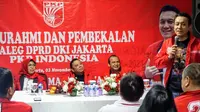 Ketua Umum PKPI Diaz Hendropriyono membuka acara kegiatan Silahturahmi dan Pembekalan Caleg DPRD DKI Jakarta. (Liputan6.com/Putu Merta Surya Putra)
