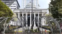 Gedung Mahkamah Konstitusi (MK) di Jalan Medan Merdeka Barat. (Merdeka.com/Hari Ariyanti)