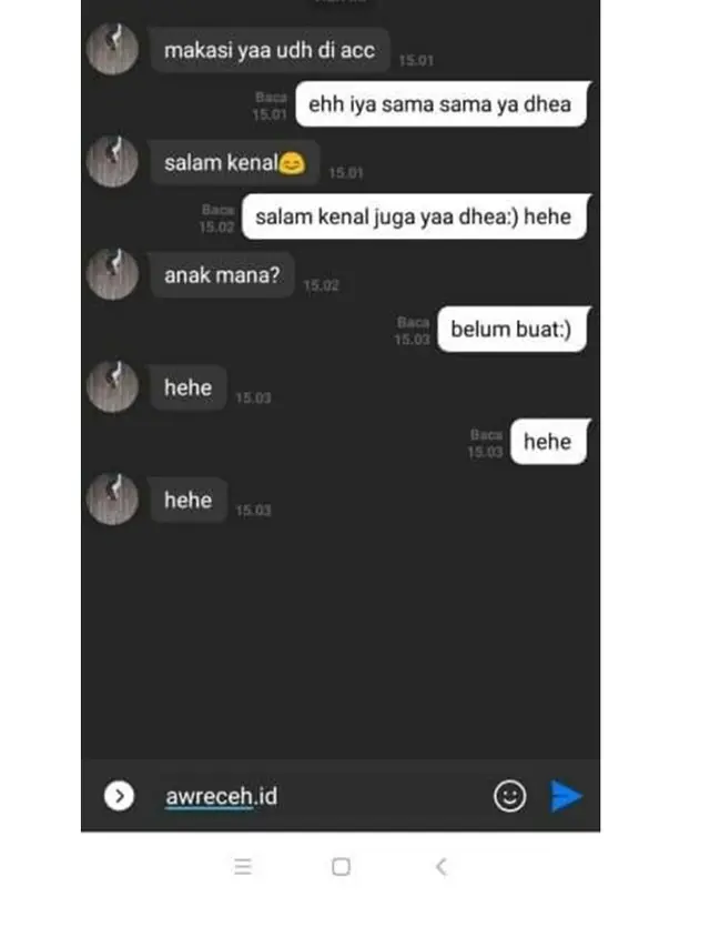 8 Chat Netizen saat Ajak Kenalan Ini Bikin Senyum Sendiri