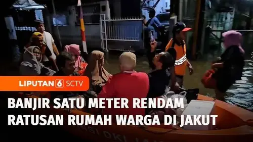 VIDEO: Banjir di Cilincing Jakarta Utara, Sebanyak 977 Warga Mengungsi ke Rusunawa