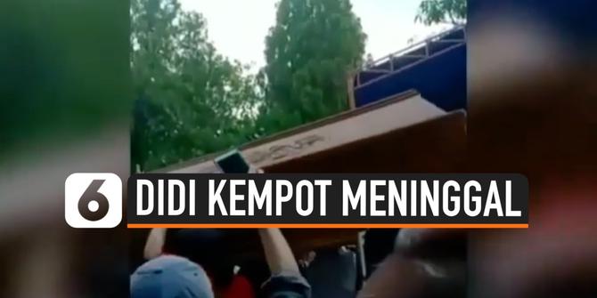 VIDEO: Ganjar Pranowo antar Didi Kempot ke Peristirahatan Terakhir