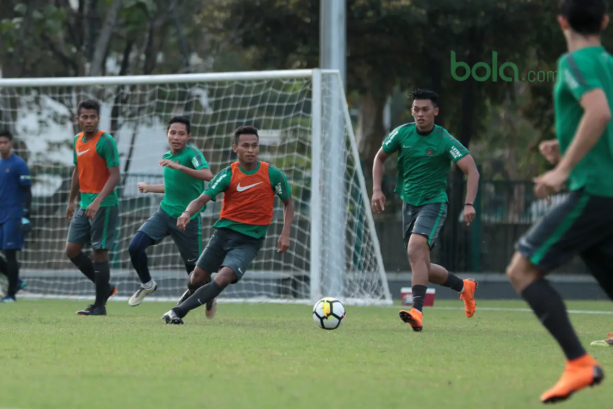 Timnas Indonesia U-23, Sesi Latiahn Timnas U-23, Bola.com