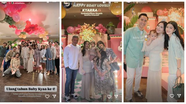 6 Potret Pesta Ultah Kyarra Anak Jessica Mila ke-1 Tahun, Penuh Bahagia Bareng Keluarga