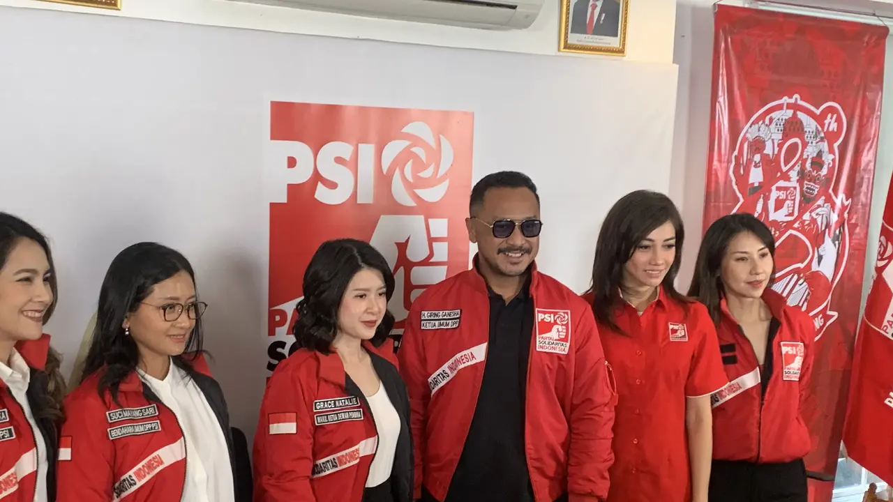 Partai Solidaritas Indonesia (PSI) mengumumkan akan  masuk ke dalam Koalisi Besar di Pemilu 2024. (Liputan6.com/Delvira Hutabarat)