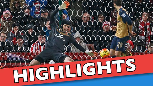 Stoke City vs Arsenal 0-0, Penampilan Impresif Kedua Kiper