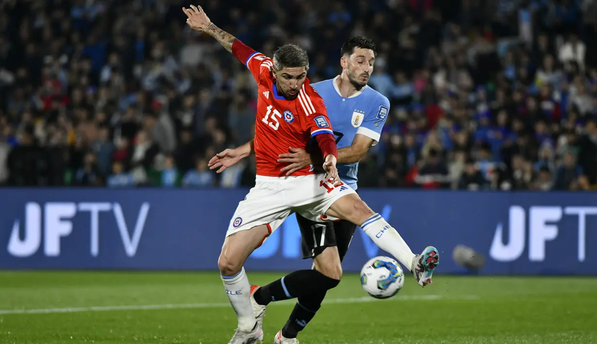 Federico Valverde mencetak satu gol, sementara Darwin Nunez mengemas dua asis. (AP Photo/Matilde Campodonico)