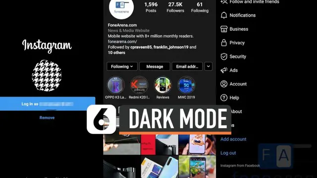Mode dark mode yang dirilis Instagram ditujukan agar mata pengguna terasa lebih nyaman saat membuka aplikasi instagram. Mau tahu bagaimana cara mengganti mode dark mode? Ini dia...