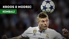 Toni Kroos dan Luka Modric akan kembali saat Real Madrid menghadapi PSG.
