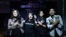 Kikan meluncurkan single 'Long Live Rock N Roll' di  Hardrock Cafe, Jakarta Selatan, Senin (14/3/2016). (Adrian Putra/Bintang.com)