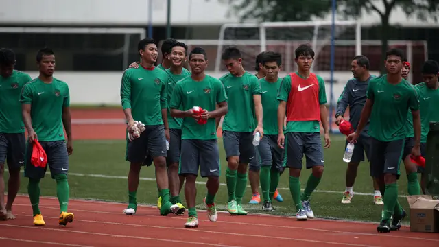 Latihan Timnas Indonesia U-23