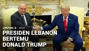 Joseph Aoun Bertemu Trump, Bahas Stabilitas Lebanon Pascakonflik dengan Israel