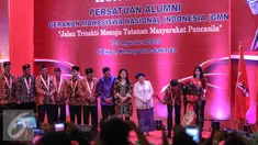 Joko Widodo saat berpidato dalam pembukaan Kongres III Persatuan Alumni GMNI, Jakarta, Jumat (8/7/2015). Kongres bertajuk Jalan Trisakti Menuju Tatanan Masyarakat Pancasila dihadiri sekitar 1.000 peserta. (Liputan6.com/Faizal Fanani)