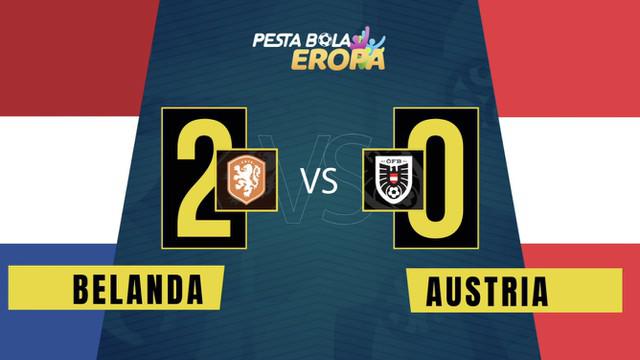 Berita video motion grafis pertandingan Grup C Euro 2020 antara Belanda melawan Austria yang berakhir dengan skor 2-0, Jumat (18/6/2021) dinihari WIB.