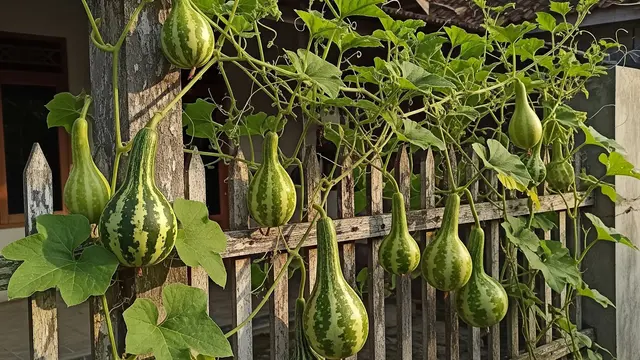 6 Jenis Labu yang Mudah Merambat di Pagar Rumah, Ide Berkebun Sederhana