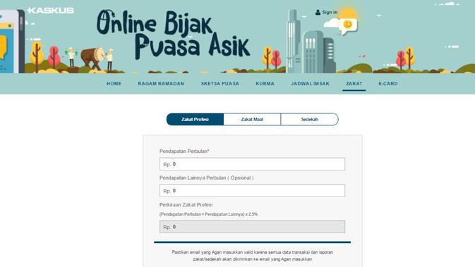 Pengguna Internet Bisa Bayar Zakat Via Online Ini Caranya Ramadan Liputan6 Com