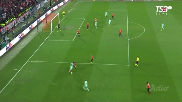 Berita video highlights leg I babak 16 besar LIga Europa 2018-2019 antara Rennes melawan Arsenal yang berakhir dengan skor 3-1, Kamis (7/3/2019).