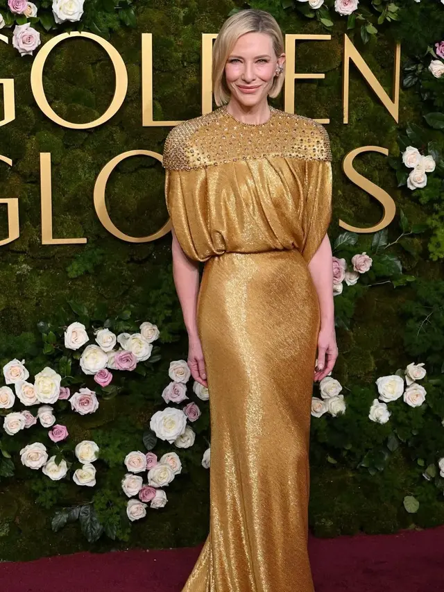 10 Gaun Terbaik di Golden Globes 2025, Didominasi Aktris Senior Angelina Jolie hingga Demi Moore