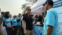 Menteri Jonan di Kampanye Penggunaan Listrik Surya Atap di Monas.