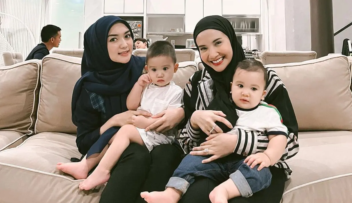 Ukkasya anak Zaskia Sungkar dan Athar Anak Citra Kirana (Instagram/citraciki)