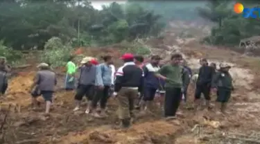 Tim SAR gabungan yang melakukan pencarian akhirnya menemukan sang anak dalam kondisi tak bernyawa, namun sang ibu masih dalam pencarian.