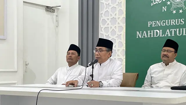 Ketua Umum Pengurus Besar Nahdlatul Ulama (PBNU) KH Yahya Cholil Staquf atau Gus Yahya (Liputan6.com/Ady Anugrahadi)