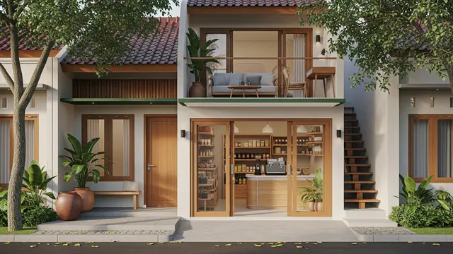 Desain Rumah Kecil tapi Nyaman untuk Usaha