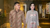 Potret outfit kebaya Ashanty di kondangan teman kuliah dari Unair. [IG: @ashanty_ash]