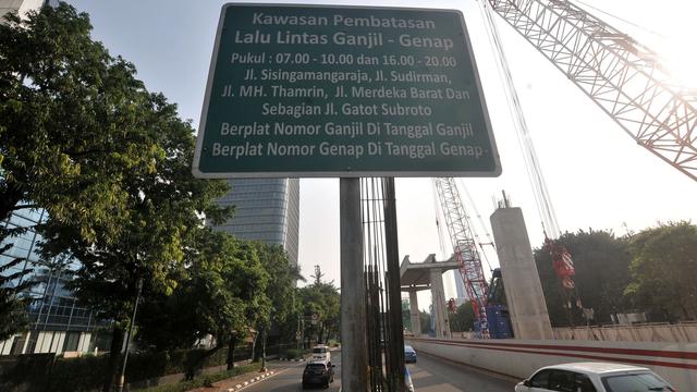 Uji Coba Perluasan Ganjil Genap Dimulai Ini Rute