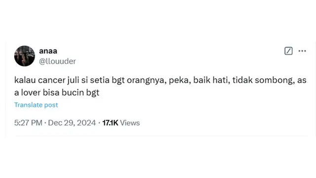 6 Karakter Zodiak Cancer Menurut Netizen, Suka Lakukan Silent Treatment
