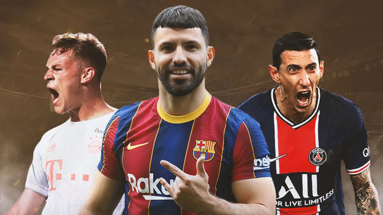 Ilustrasi - Joshua Kimmich, Sergio Aguero, Angel Di Maria