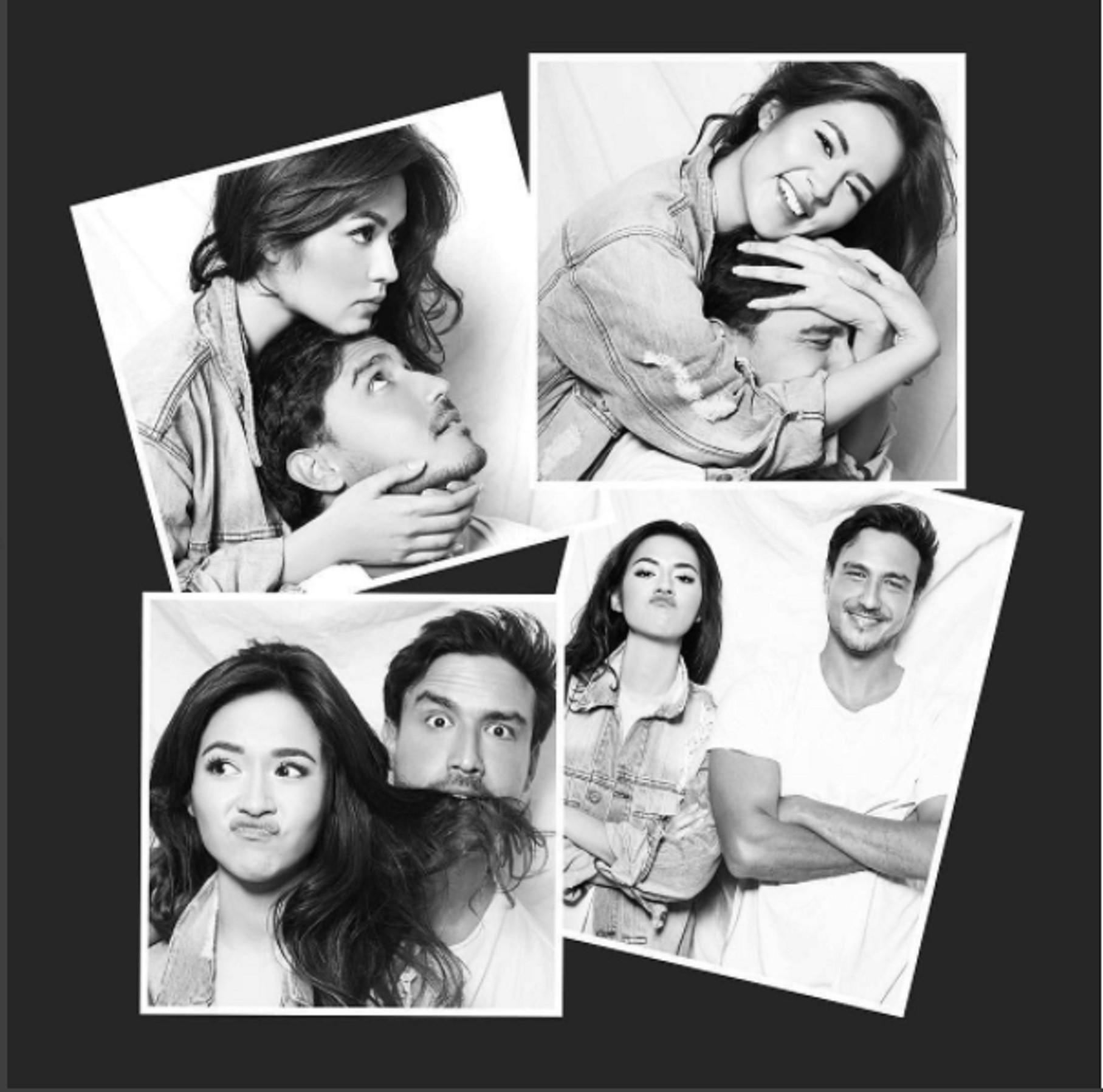 Foto-foto kemesraan Hamish Daud dan Raisa yang tersebar di media sosial. (Istimewa)