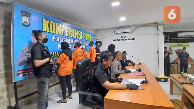 Pengungkapan sabu Polres Pelabuhan Makassar (Liputan6.com/Fauzan)
